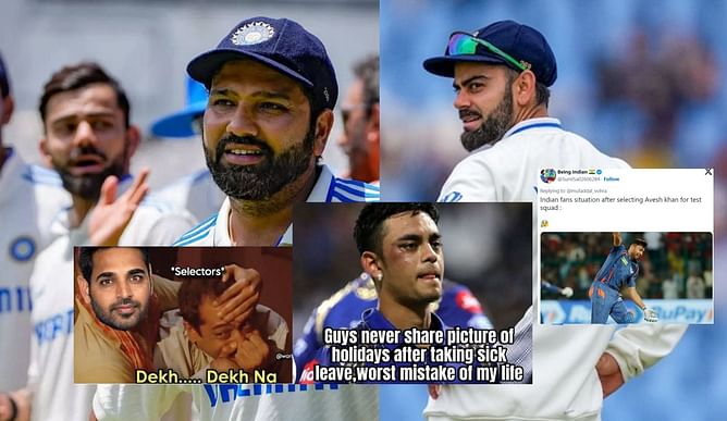 "Never share pics of holidays after taking sick leave, worst mistake of life"-Top 10 funny memes as BCCI announce India Test squad for England series