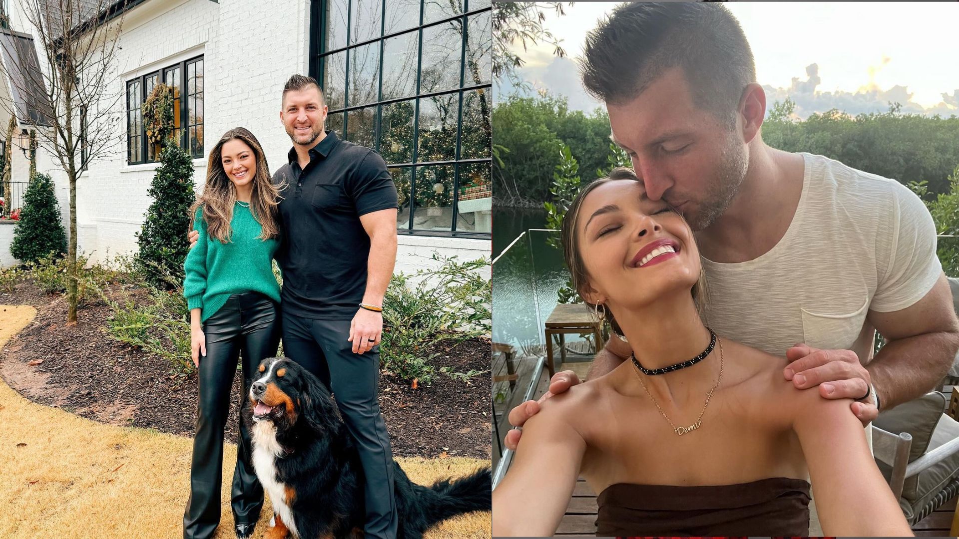 Tim Tebow is celebrating his anniversary with Demi Leigh