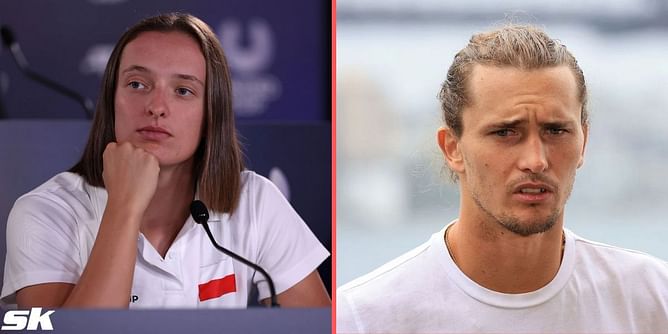 "Not good when a player facing charges is promoted" - Iga Swiatek on Alexander Zverev awaiting criminal trial for alleged domestic abuse