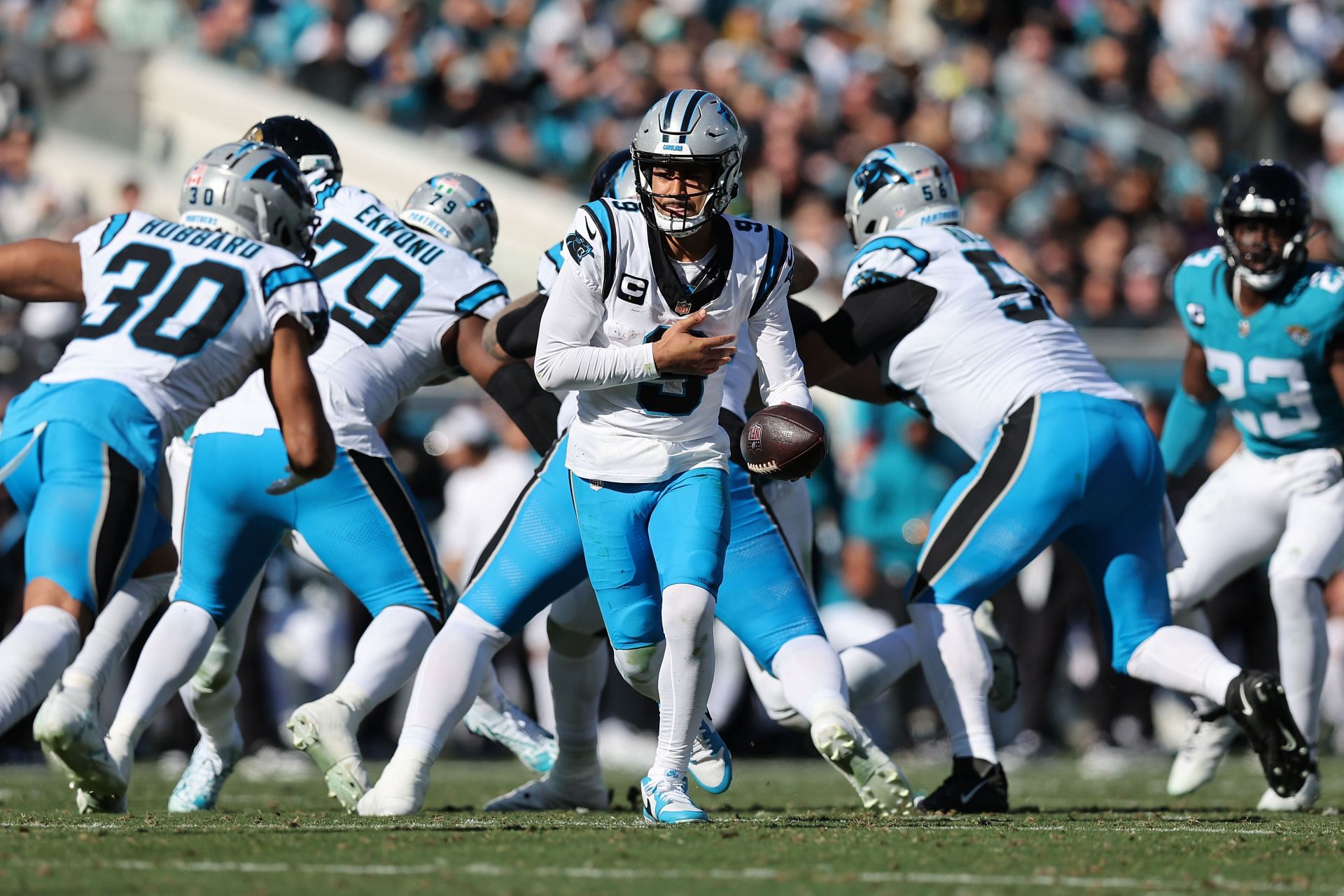 Bryce Young during Carolina Panthers v Jacksonville Jaguars