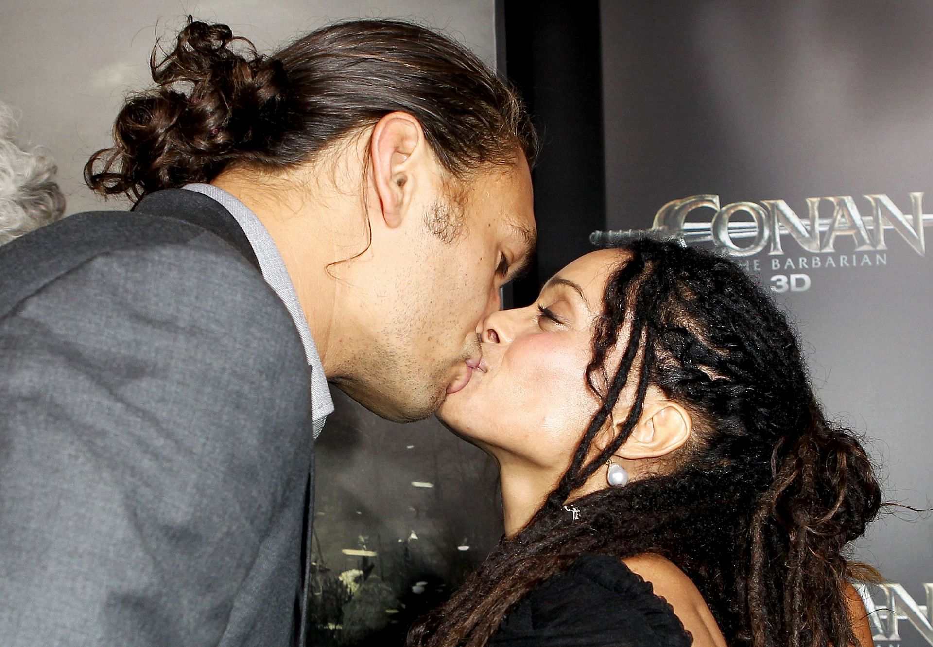 A picture of Bonet and Momoa from their early dating days(Image via WireImage)