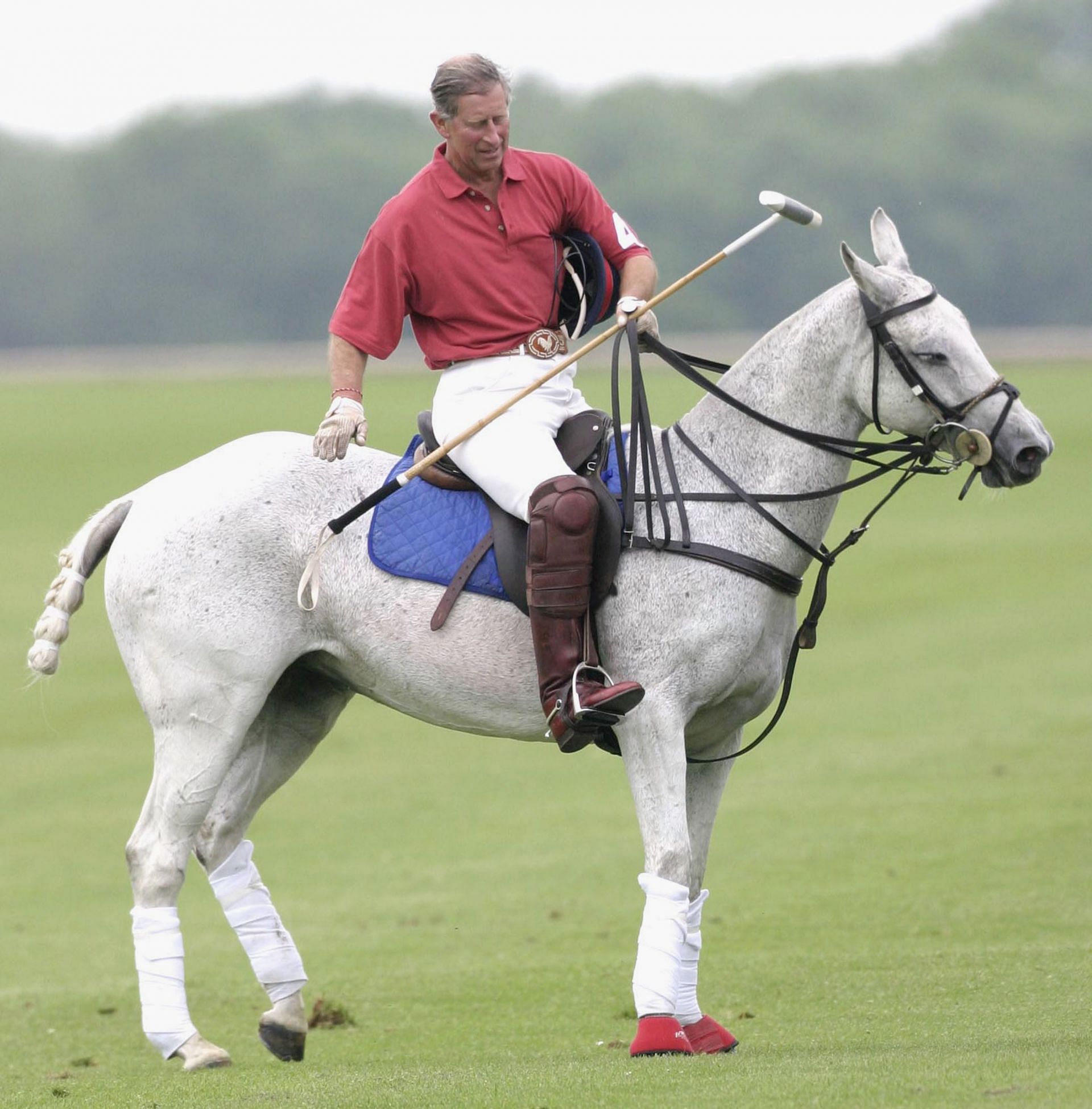 Prince Charles Plays Polo At Beaufort in 2003 (Image via Getty)