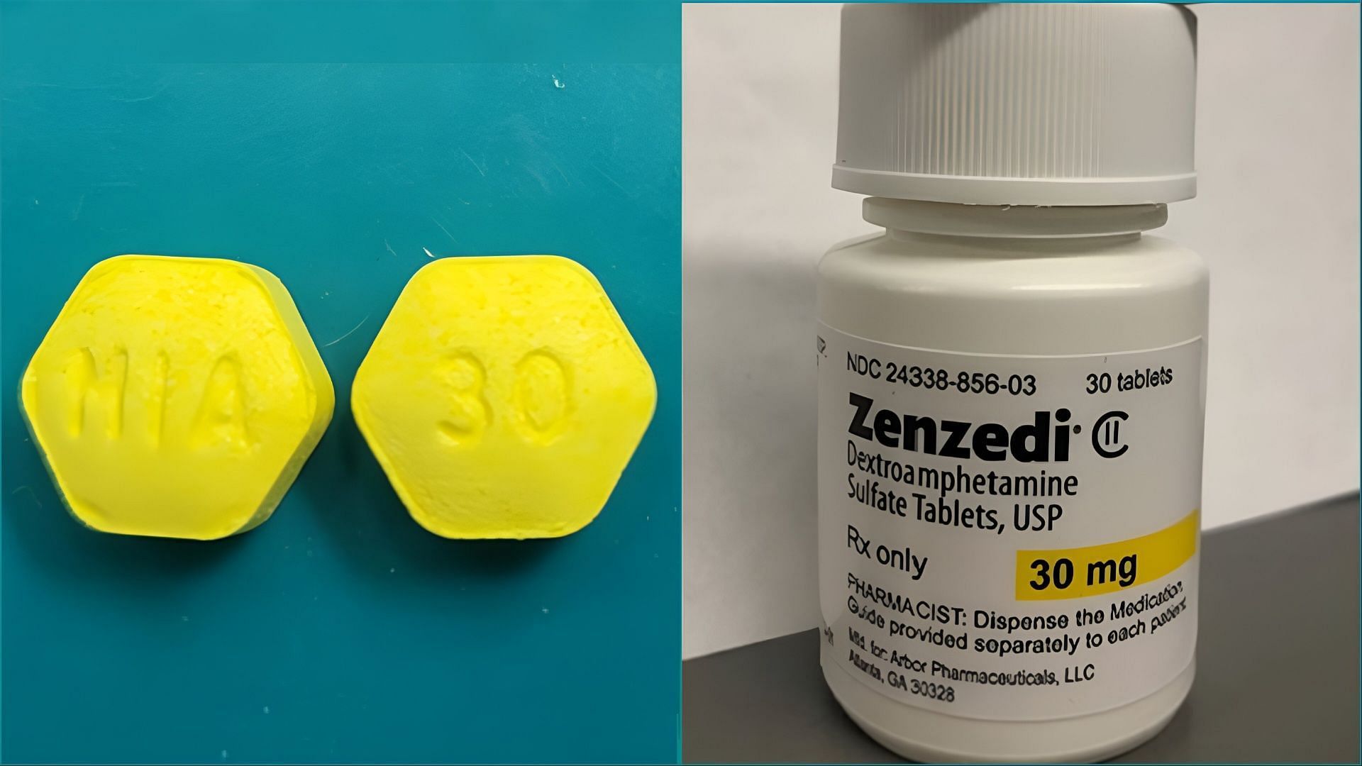 The Zenzedi&reg; tablets affected by the recall came under Lot No. F230169A (Image via FDA