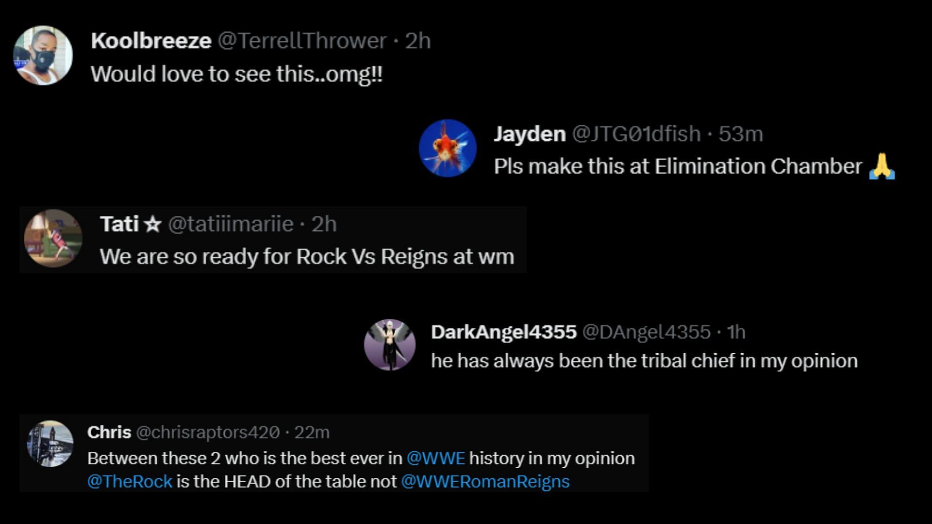 Screenshot of some more fan reactions on Twitter