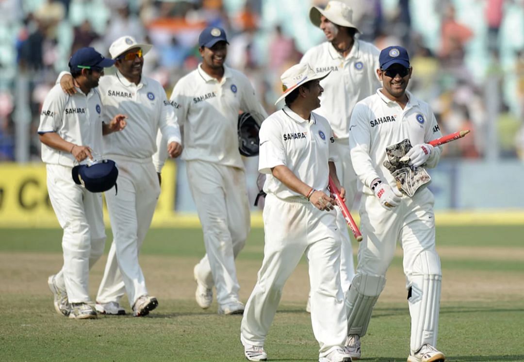 Indian team vs West Indies in 2011.