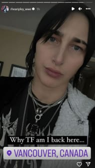 Screenshot von Rhea Ripleys Instagram Stories-Beitrag