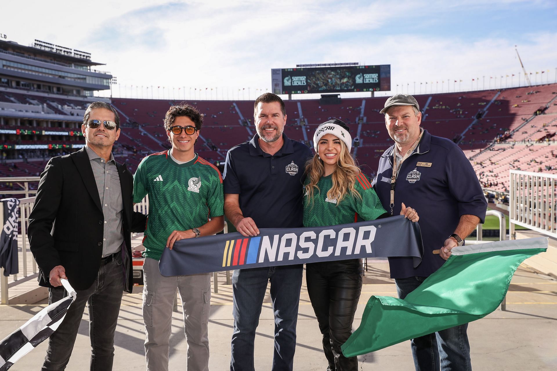 Ground Breaking Ceremony for the L.A. Coliseum NASCAR track