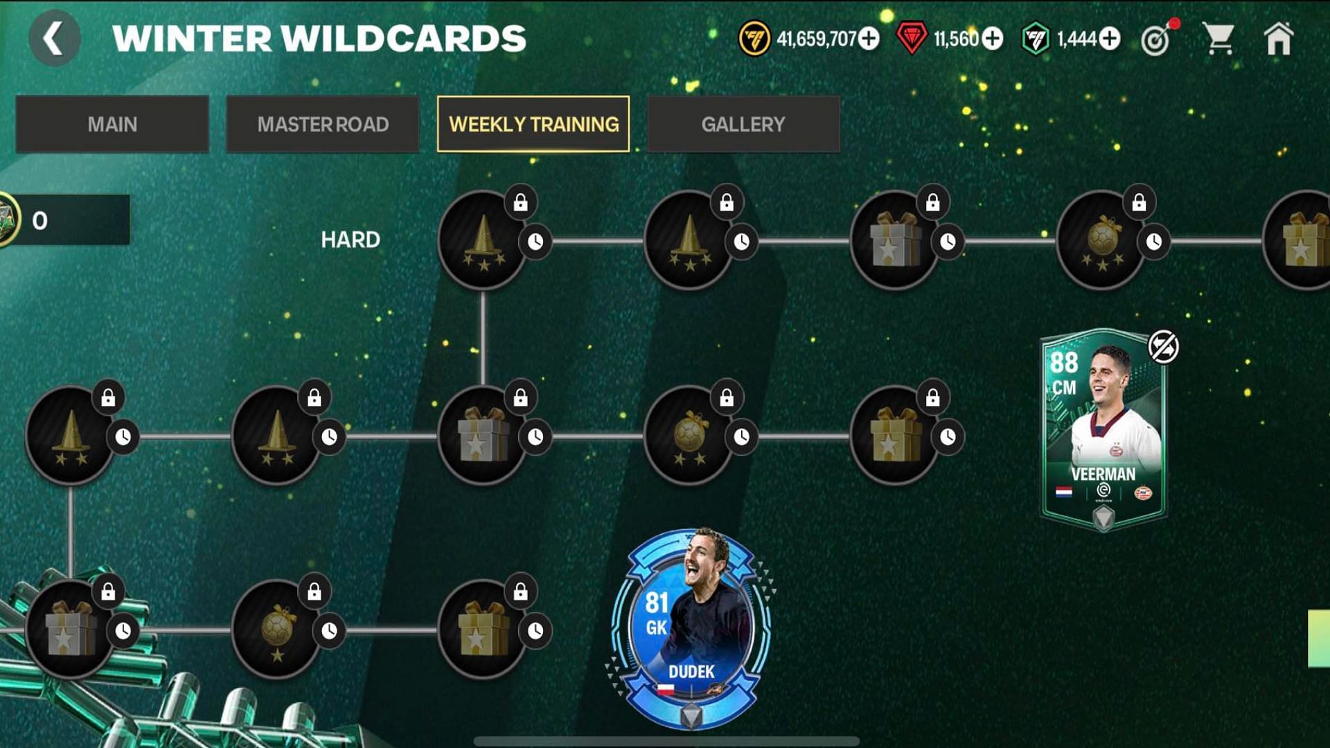 FC Mobile Winter Wildcards Passing Training missions (Image via EA Sports)