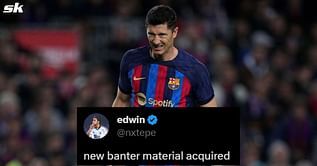 "Bro is officially finished", "Should retire at this point" - Fans react as video of Barcelona star Robert Lewandowski dancing goes viral
