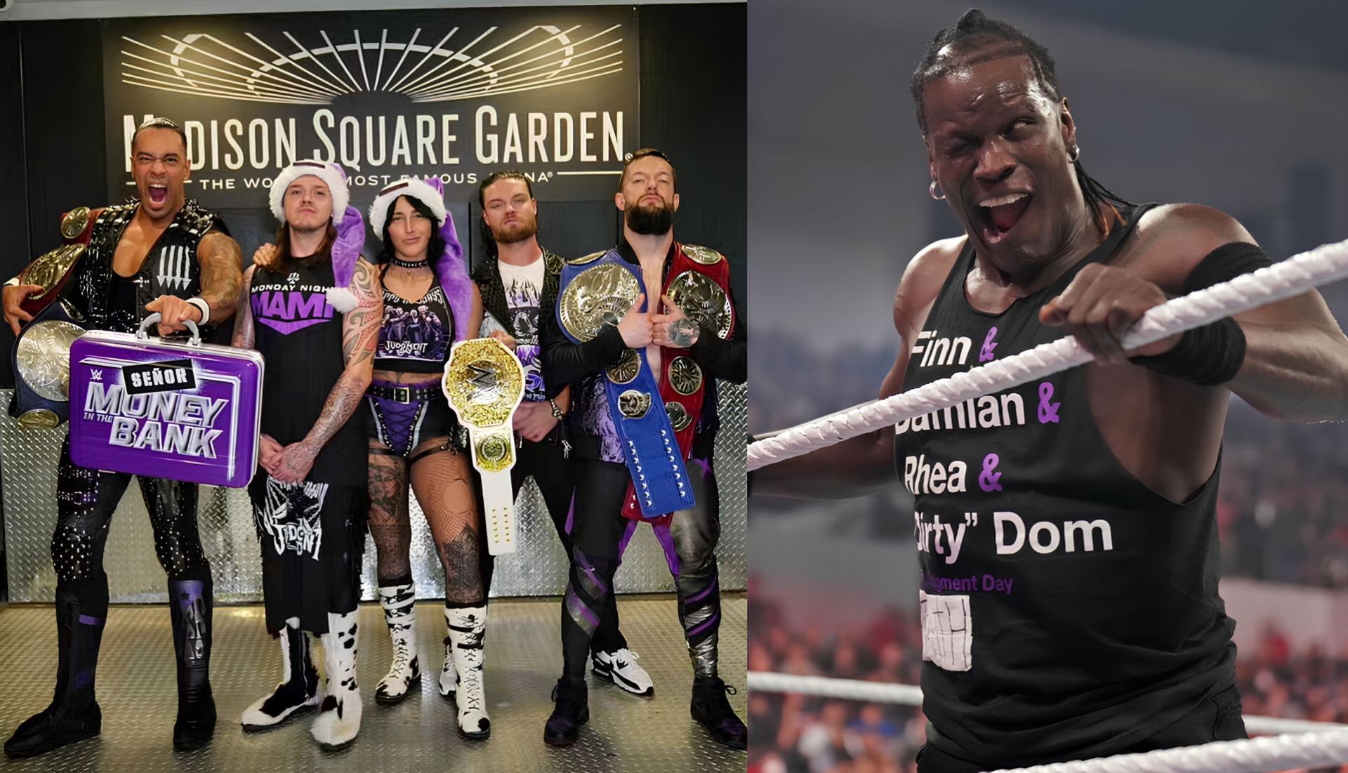 The Judgment Day(left) and R-Truth(right)