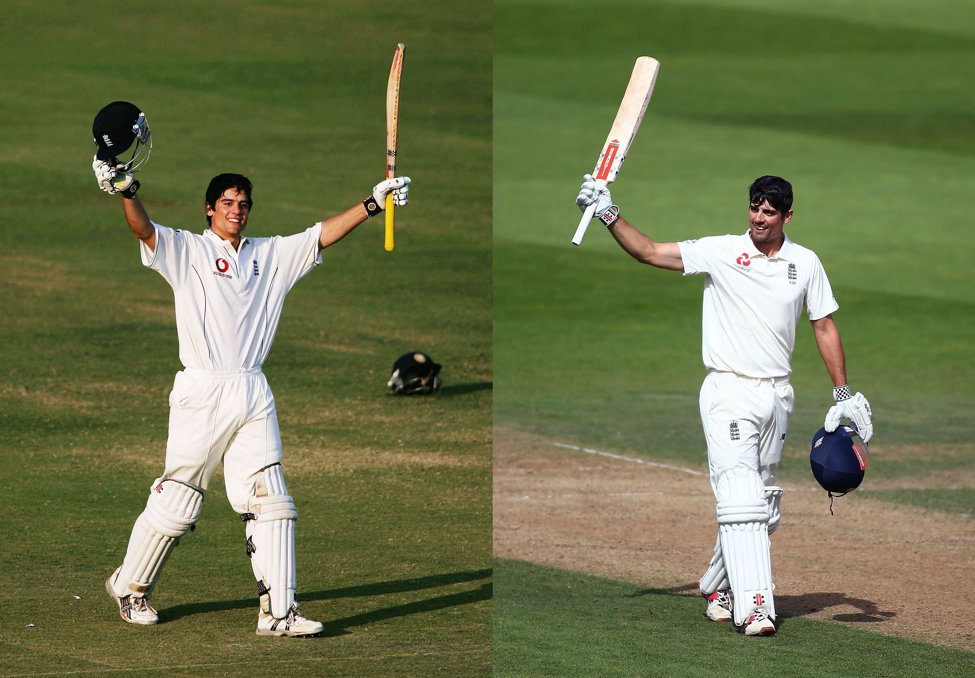 Alastair Cook&#039;s first and last Test centuries vs India