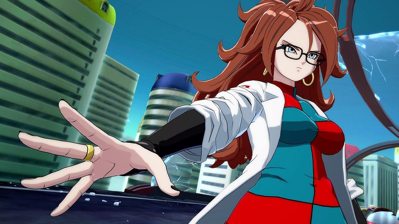 Android 21 in her original form in the video game. (Image via Dragon Ball)