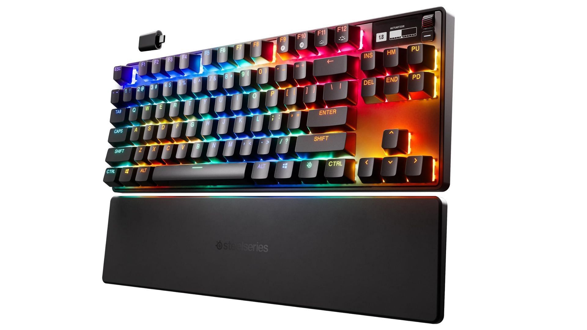 One of the best RGB gaming keyboards with Bluetooth support (Image via SteelSeries/Amazon)
