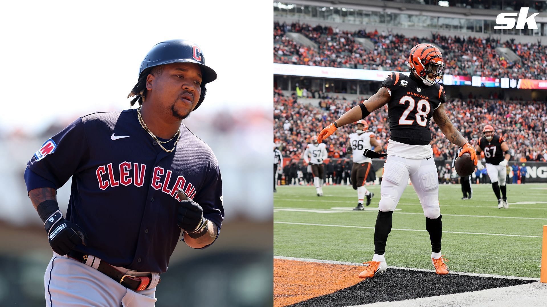  Guardians fans in frenzy as Jose Ramirez wishes good luck to Cleveland Browns before NFL wild-card showdown
