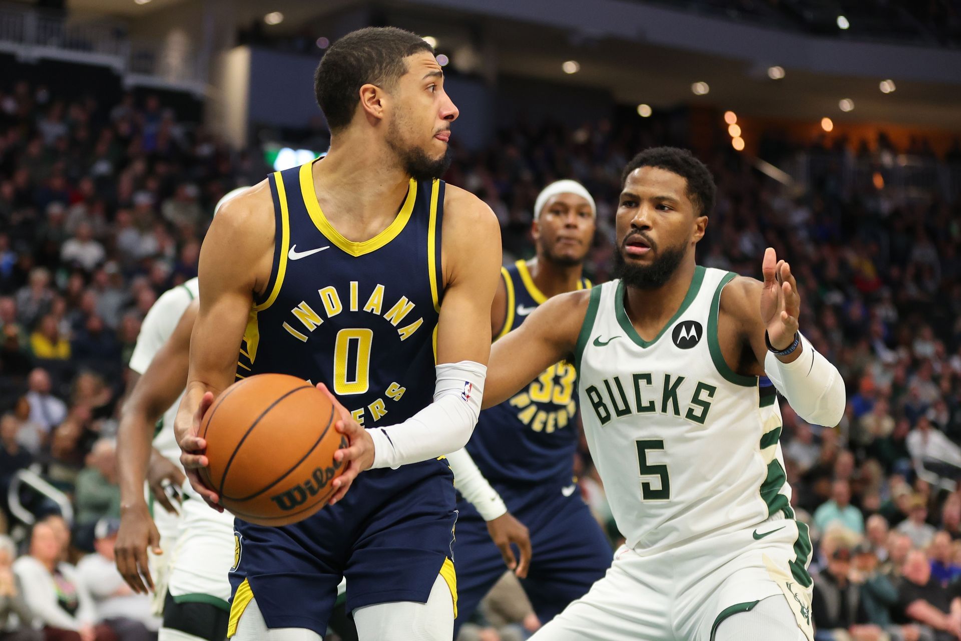 Tyrese Haliburton is the top vote-getter among all Eastern Conference backcourt players.