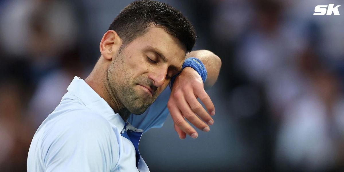 Novak Djokovic has had a tough start to his 2024 Australian Open campaign