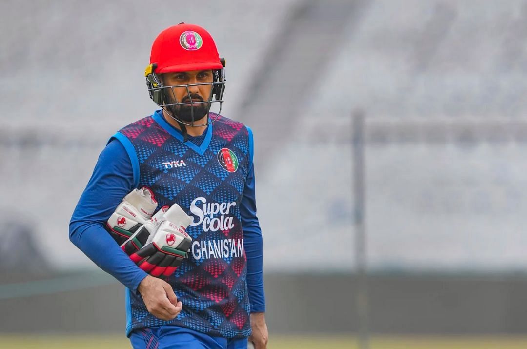 Mohammad Nabi in training for Afghanistan