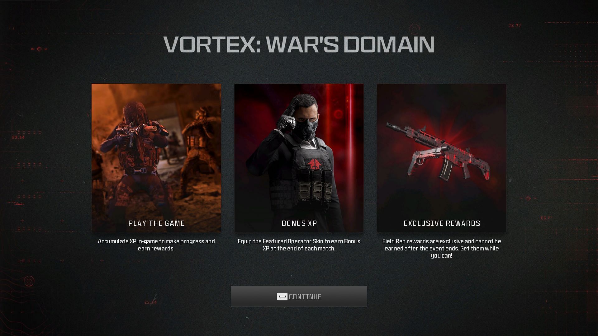 Vortex event tab (Image via Activision)