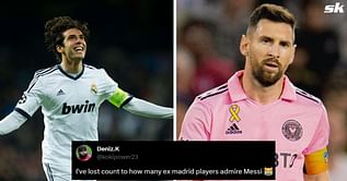 "Even Kaka doesn't rate that scrub Penaldo" - Fans react as Real Madrid icon Kaka lauds Lionel Messi while building his perfect footballer