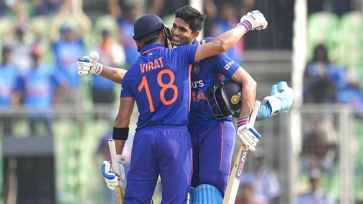 Shubman Gill and Virat Kohli were the top two run-getters for India in 2023. [P/C: BCCI]