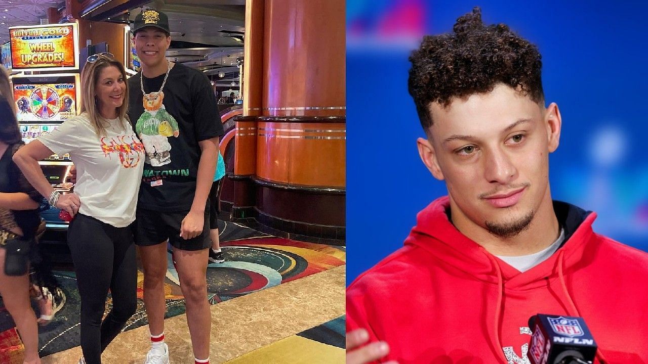 Patrick and Jackson Mahomes