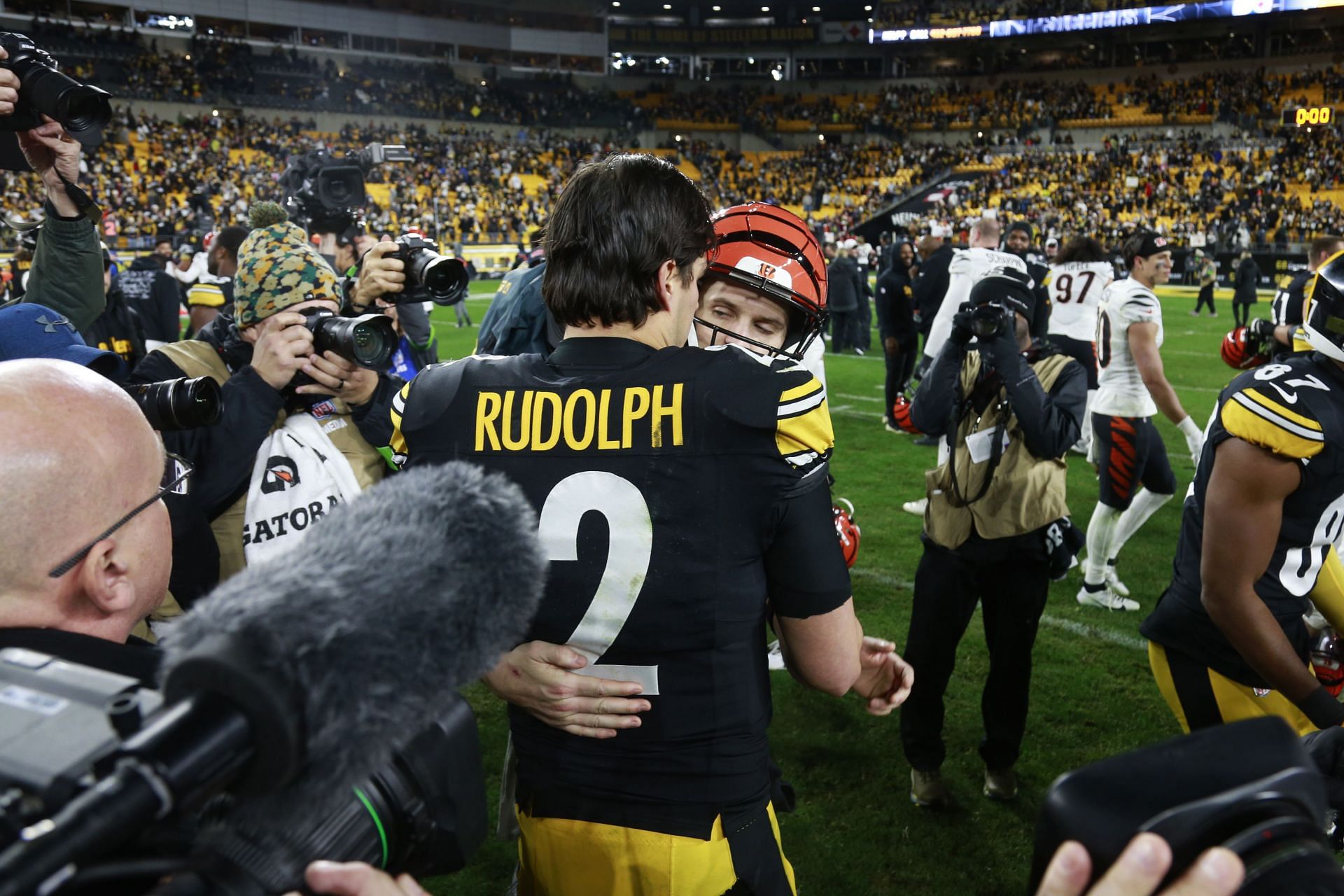 Mason Rudolph during Cincinnati Bengals vs. Pittsburgh Steelers