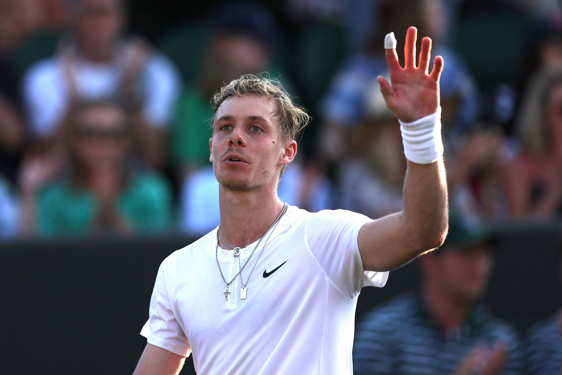 Shapovalov at the 2023 Wimbledon.