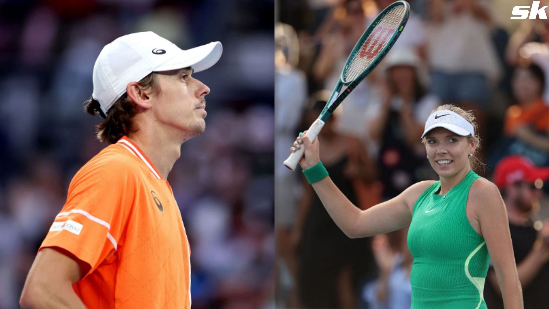 "Green & gold looks better on you" Alex de Minaur cheekily suggests girlfriend Katie Boulter