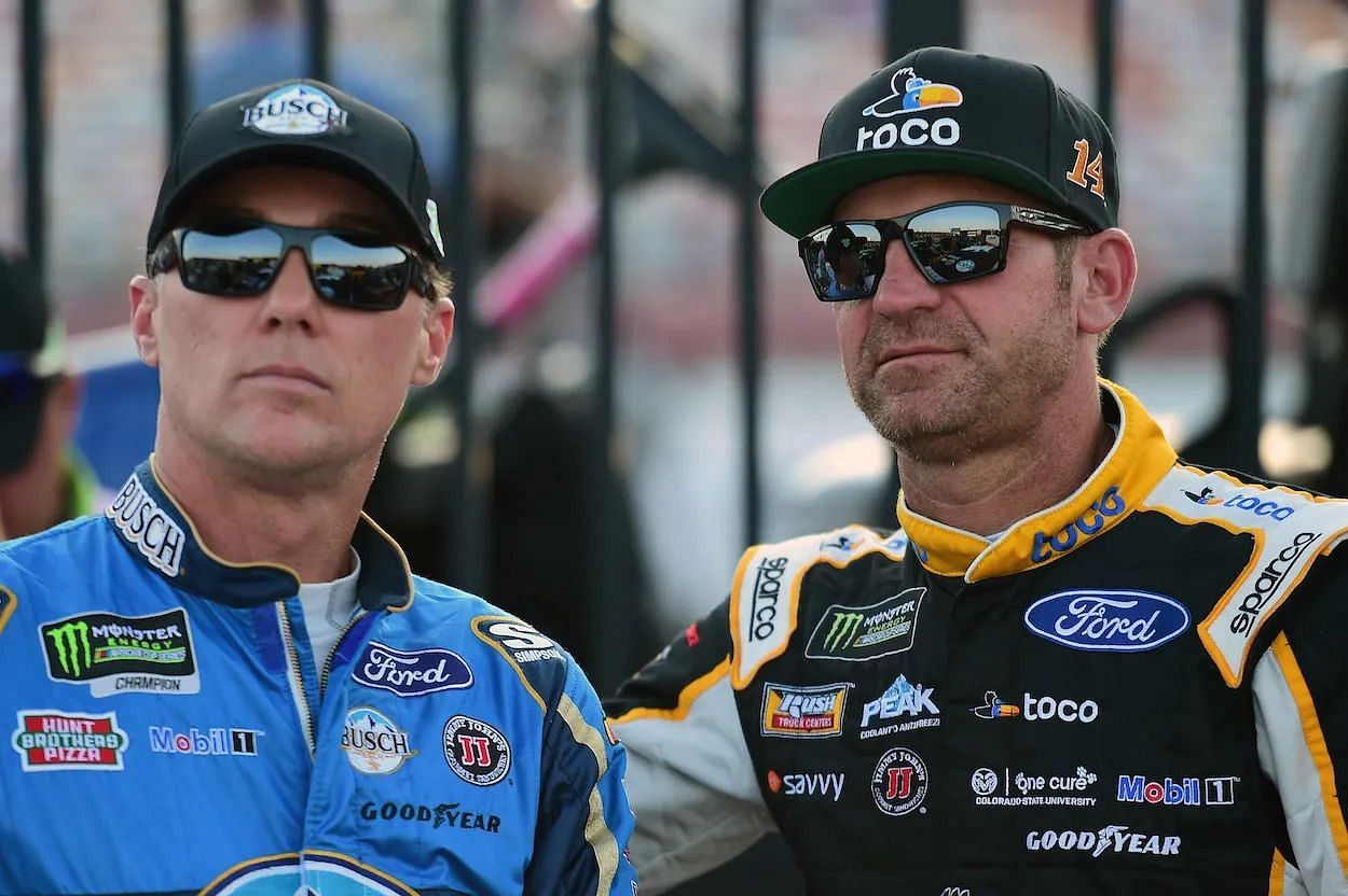 Kevin Harvick and Clint Bowyer (Getty Images/ Jared C. Tilton)
