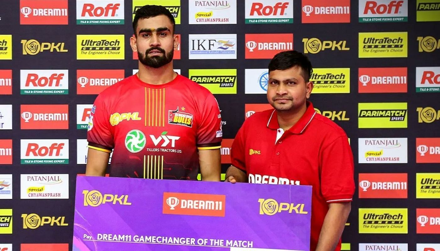 Vision11 Moment of the Match: Parteek Dahiya on Defeating Bengal (Image via PKL)