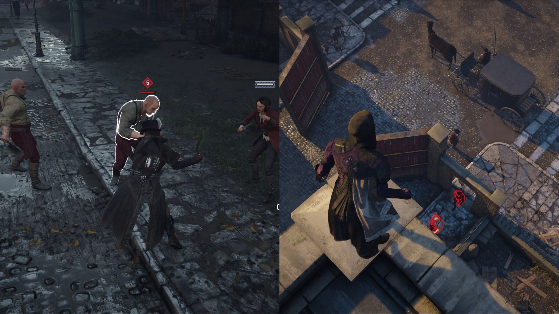 Jacob Frye and Evie Frye present two different playstyles in Assassin&#039;s Creed Syndicate (Image via Ubisoft)