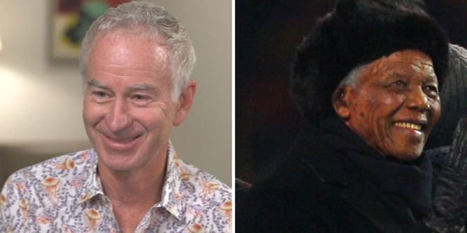 "What goes around really does come around" - When John McEnroe recalled being pleasantly surprised by his meeting with Nelson Mandela