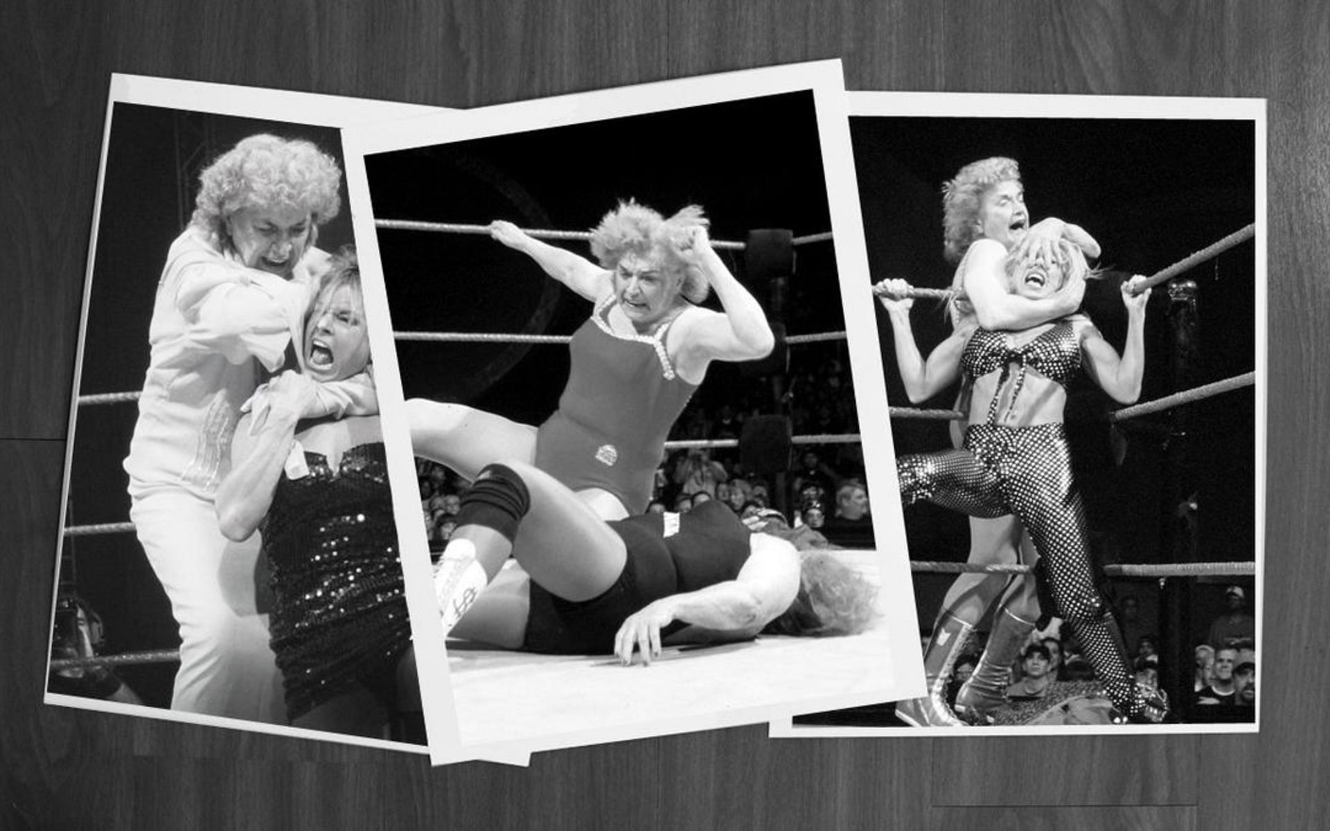 The late, great Hall of Famer Mae Young.