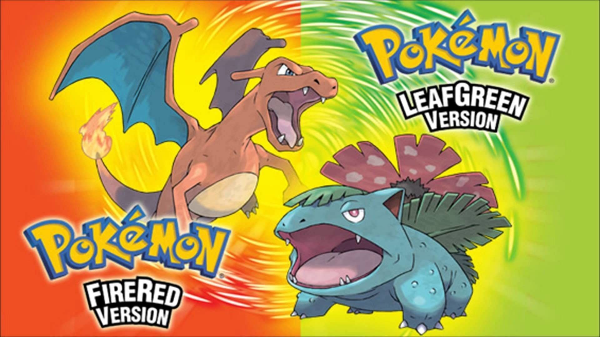 Official artwork for Pokemon FireRed and LeafGreen (Image via The Pokemon Company)