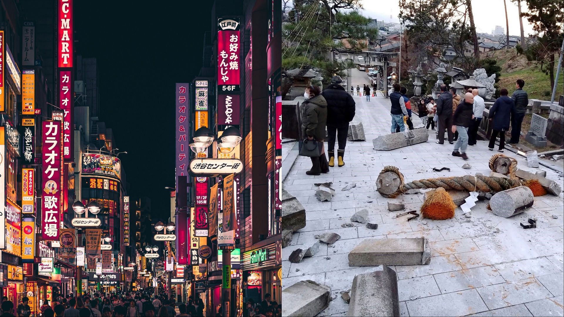 Massive earthquake hits Japan as locals are warned of Tsunami. (Photo by Aleksandar Pasaric/Pexels &amp; AP)