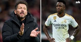 Diego Simeone responds after being asked about spat with Real Madrid star Vinicius Jr following Copa del Rey win