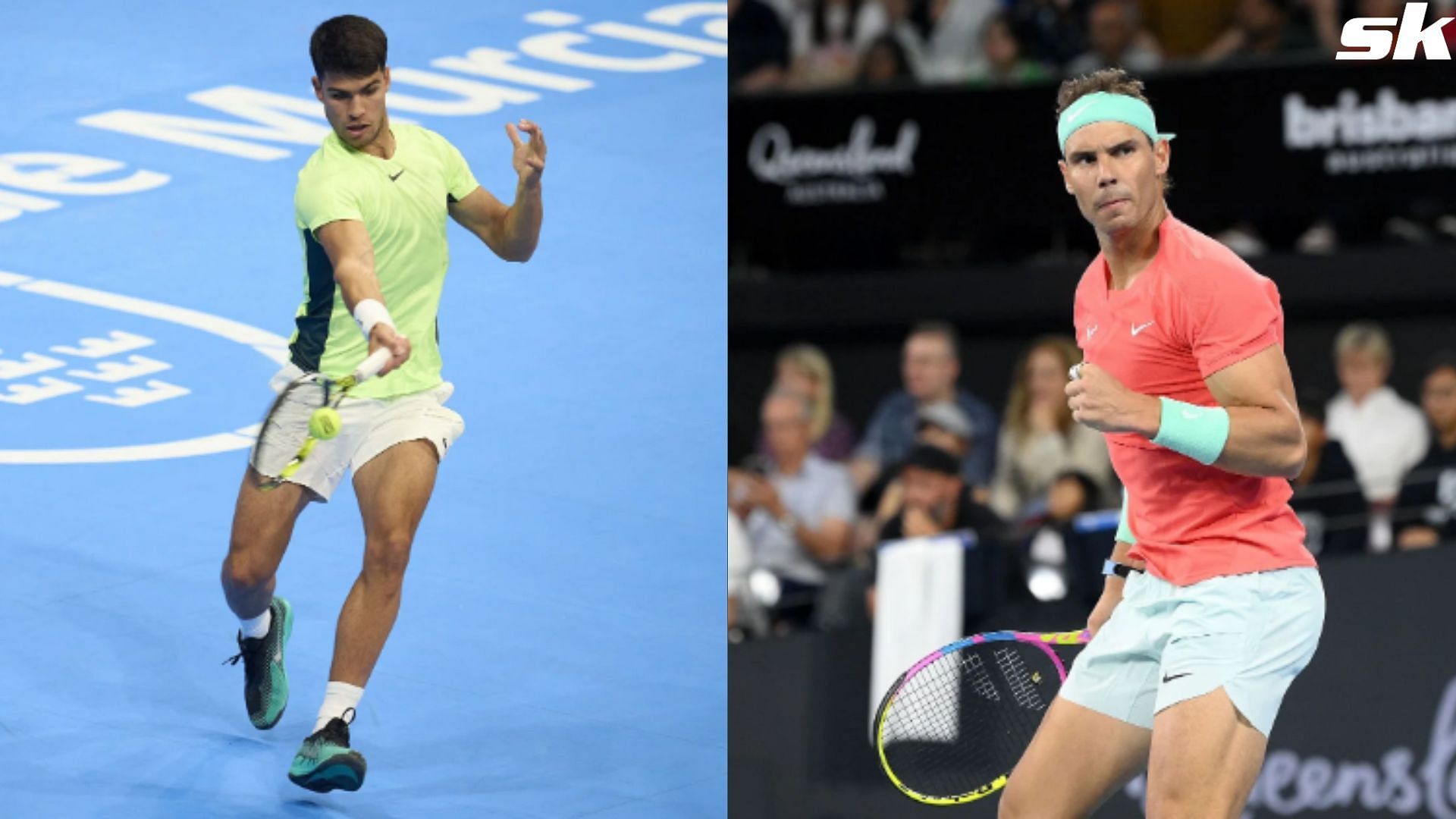 Carlos Alcaraz and Rafael Nadal - Getty Images 