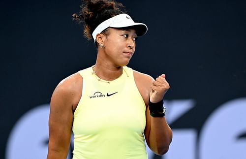 Naomi Osaka at the Brisbane International 2024