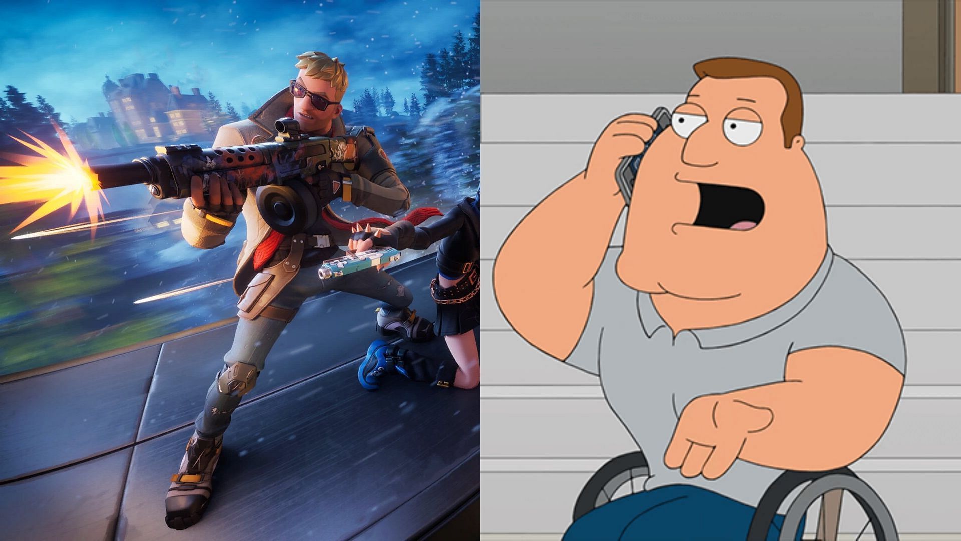 Fortnite concept artist creates the perfect Family Guy: Joe Swanson Bundle, community wants it in-game