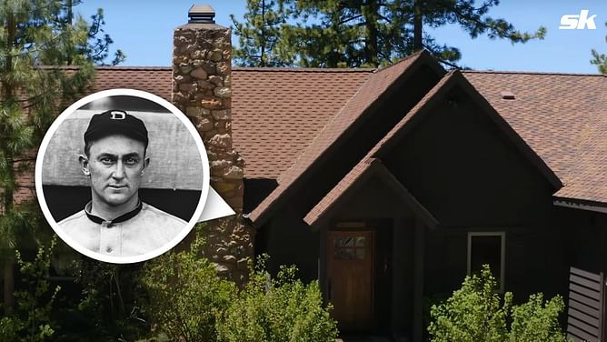 Inside baseball Hall of Famer Ty Cobb's former $12,800,000 Tahoe mansion, where 1930s grand lodge aesthetic meets modern luxury