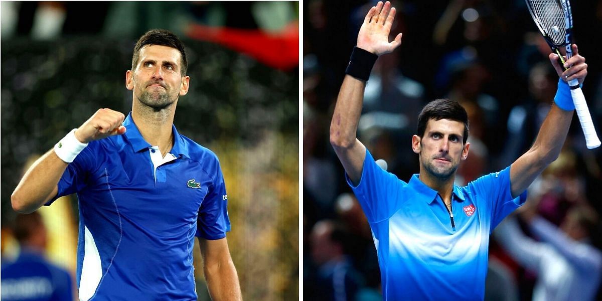 Novak Djokovic of 2023 and Novak Djokovic of 2015