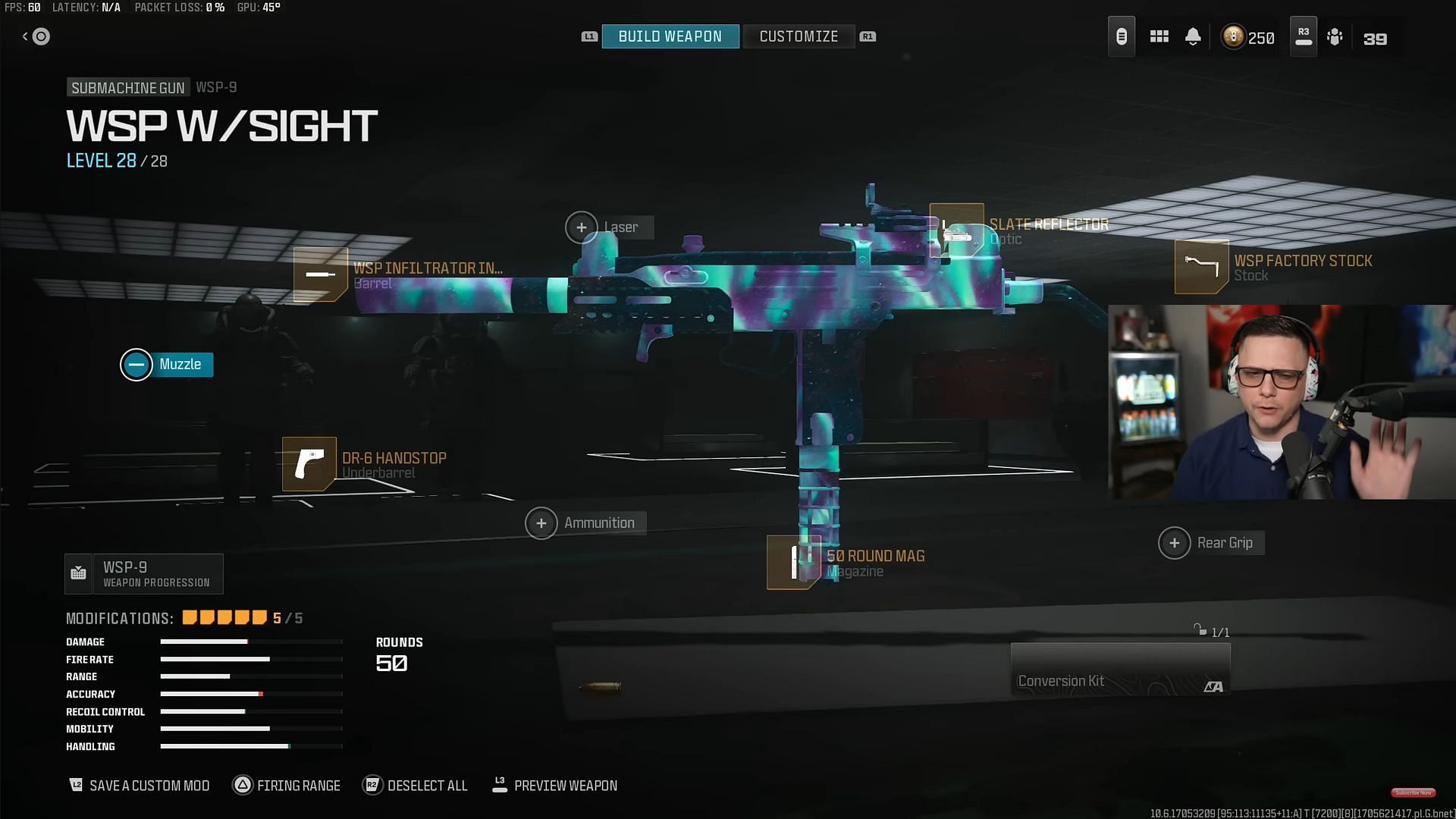 WSP-9 loadout (Image via Activision and YouTube/JGOD)