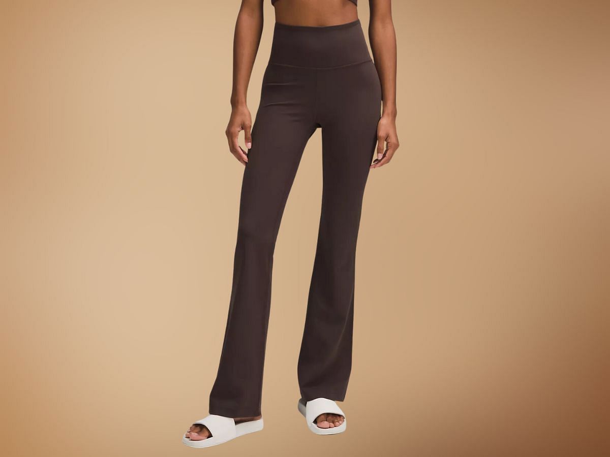 The Groove Super high-rise flared pant (Image via Lululemon)