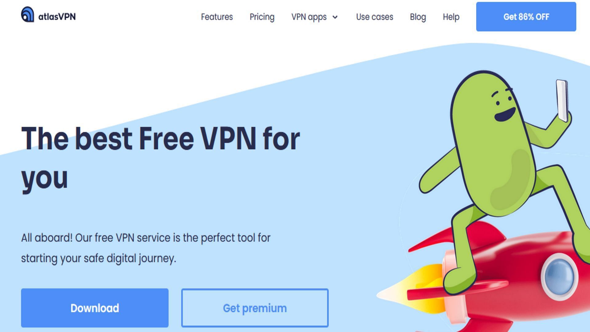 Atlas VPN is a free VPN (Image via atlasVPN)