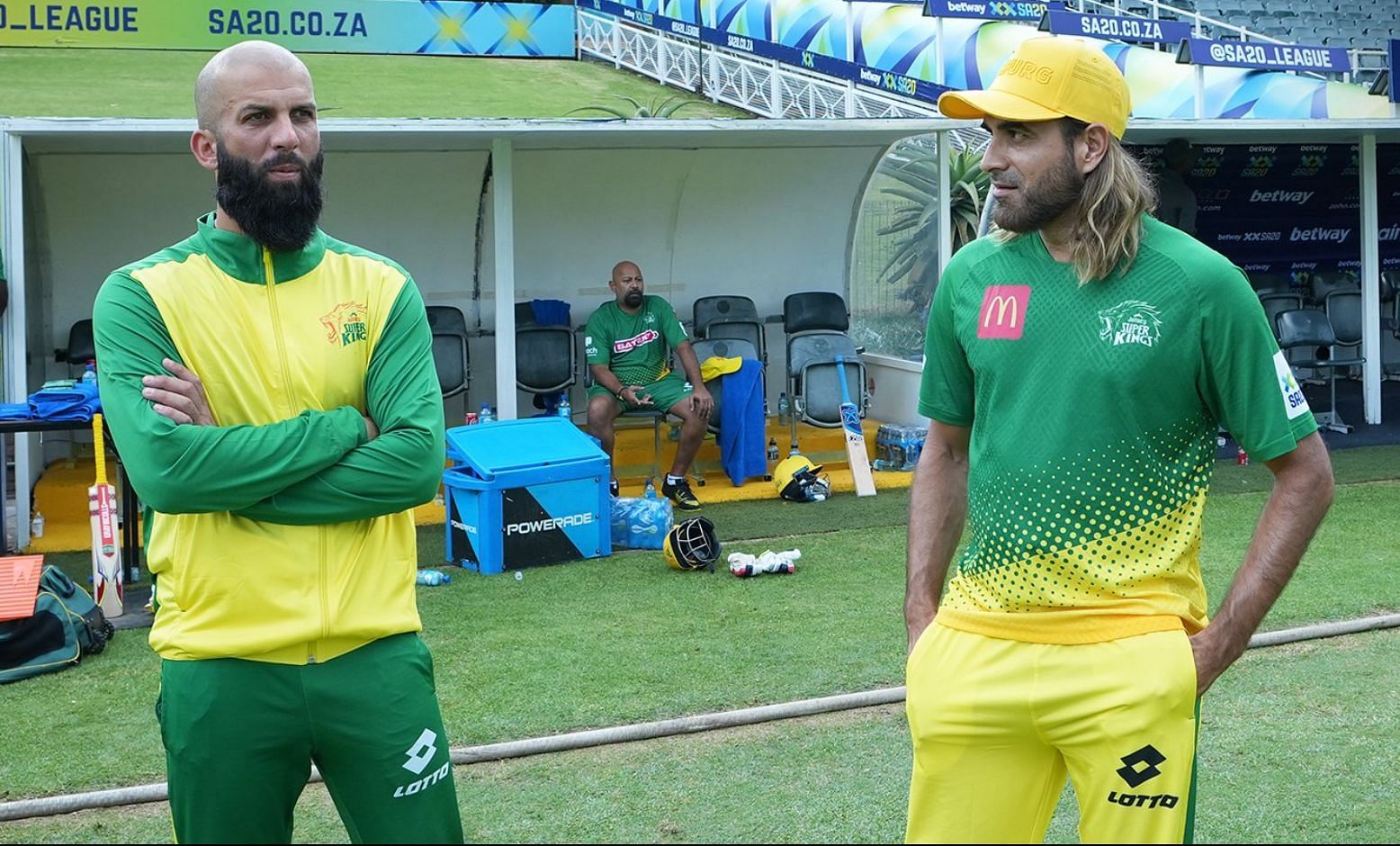 Moeen Ali and Imran Tahir