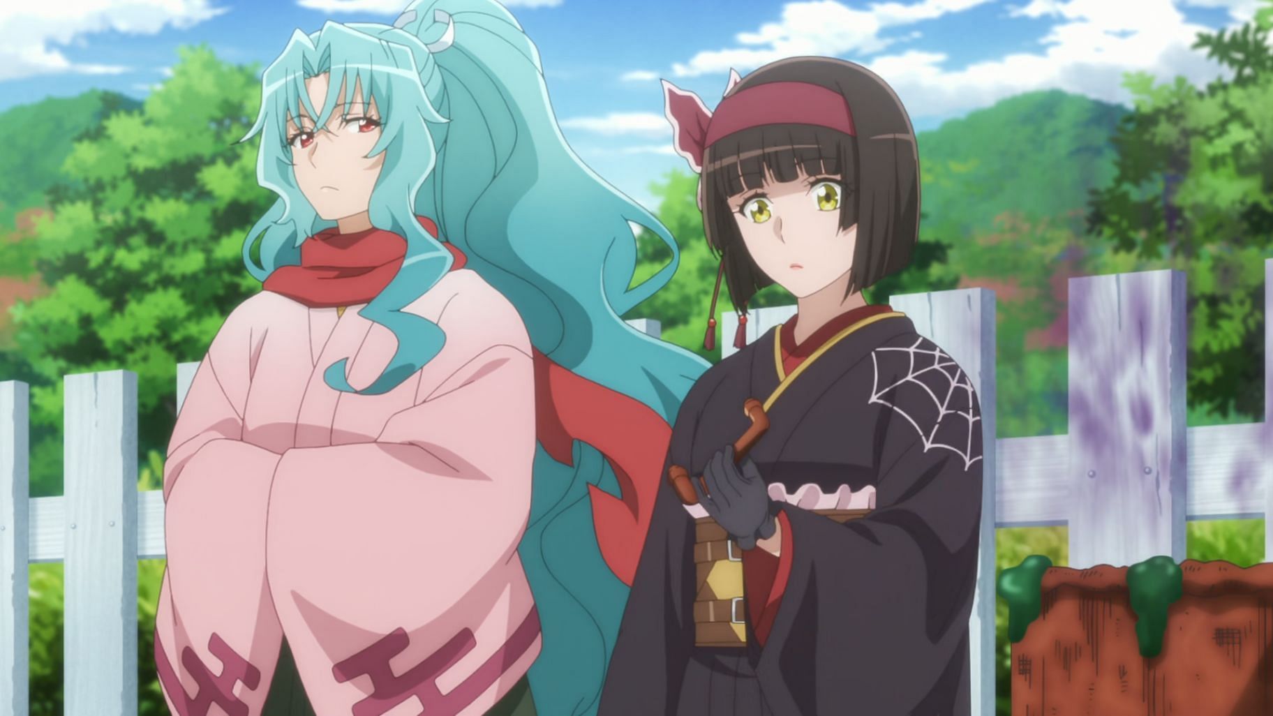 Mio and Tomoe in the episode (Image via J.C.Staff)