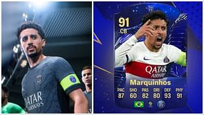 EA FC 24 Marquinhos TOTY Honorable Mentions card: Expected release date, predicted stats, and more