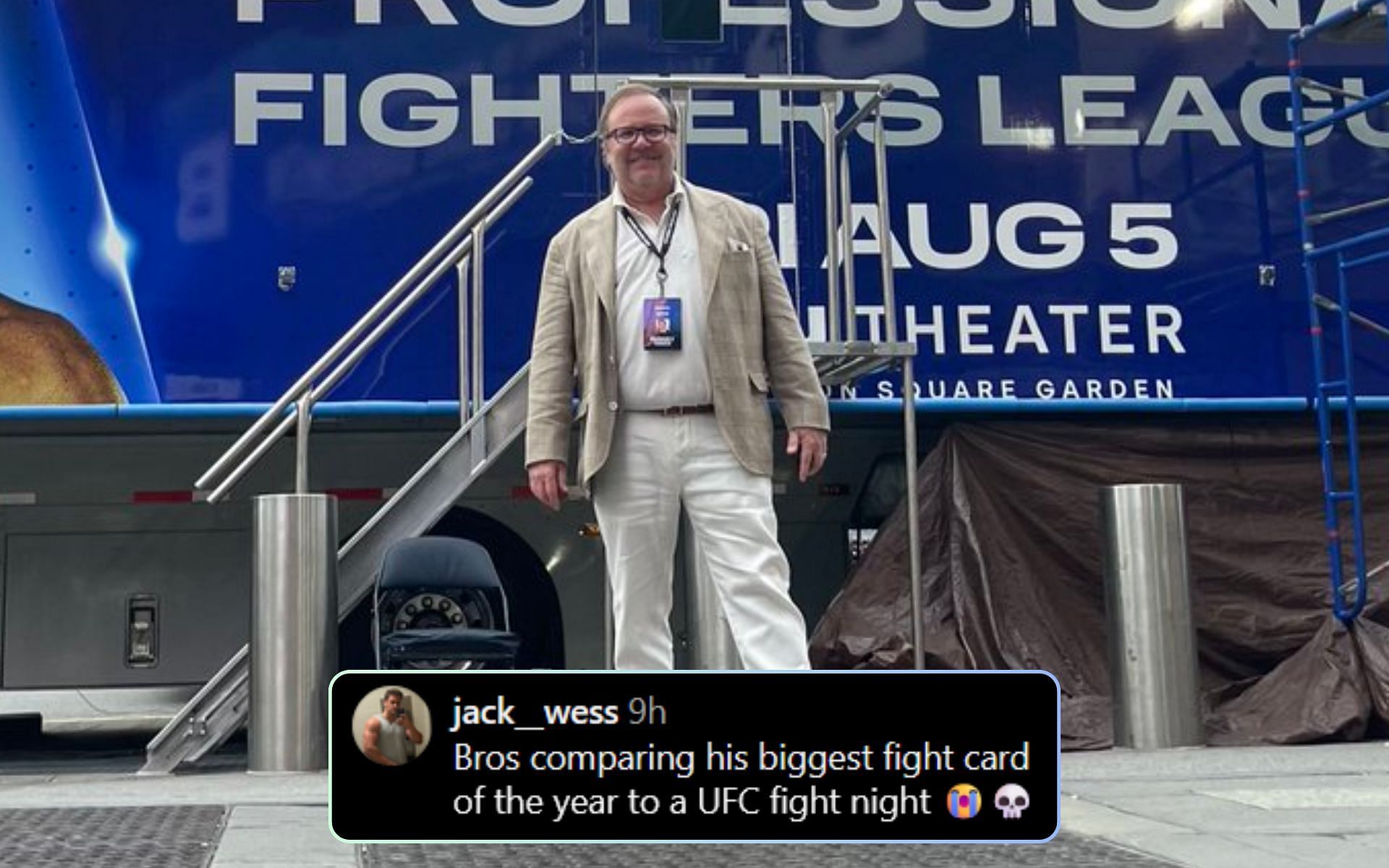 PFL founder Donn Davis takes jabs at UFC Fight Night cancellation