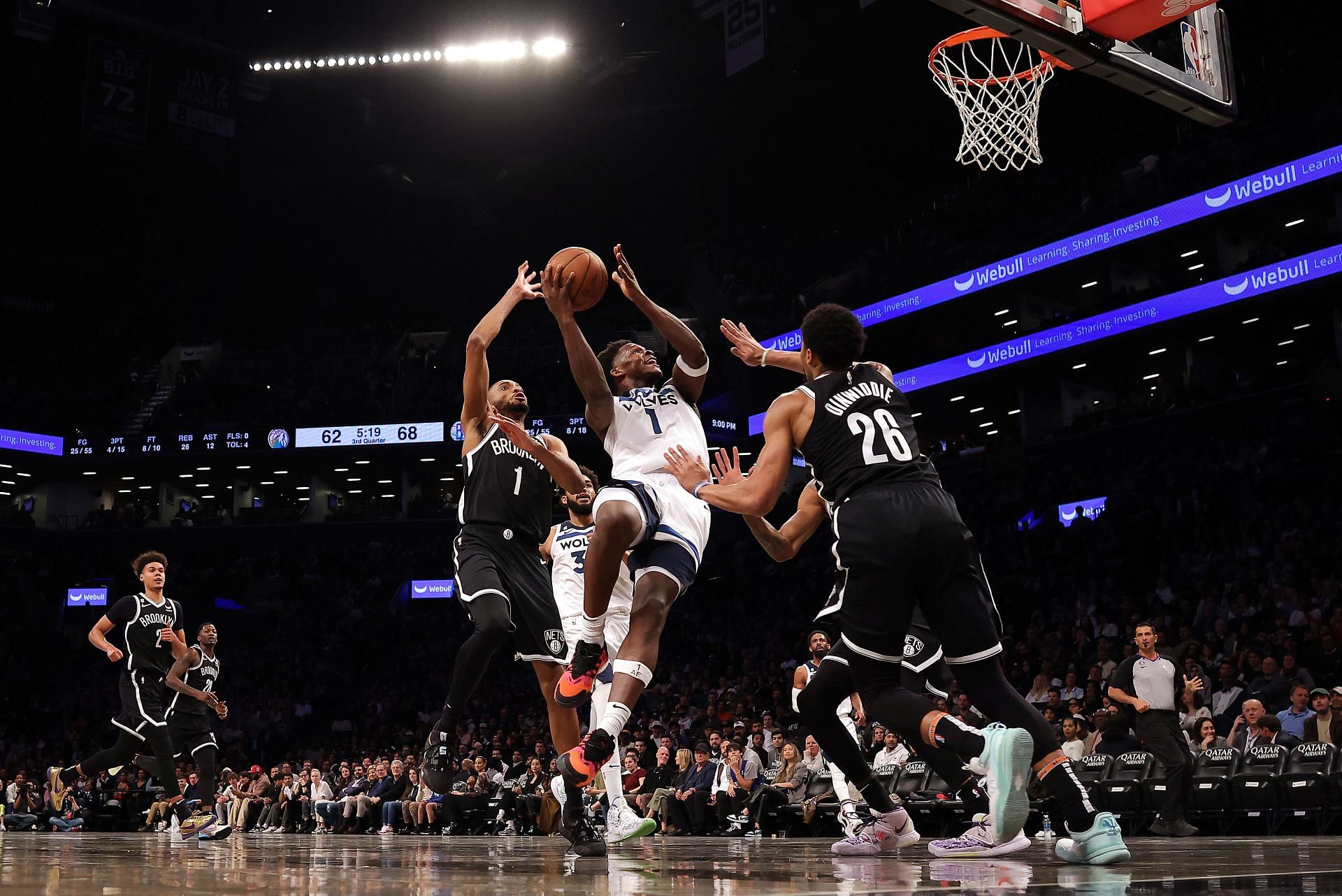 Minnesota Timberwolves v Brooklyn Nets