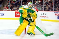 Marc-Andre Fleury of the NHL's Minnesota Wild